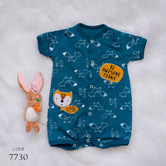 Newborn Cotton Bodysuit 7730 for Boys