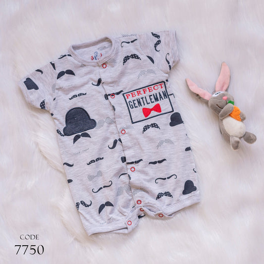 Jockey 7750 Cotton Bodysuit for newborn Boys Grey