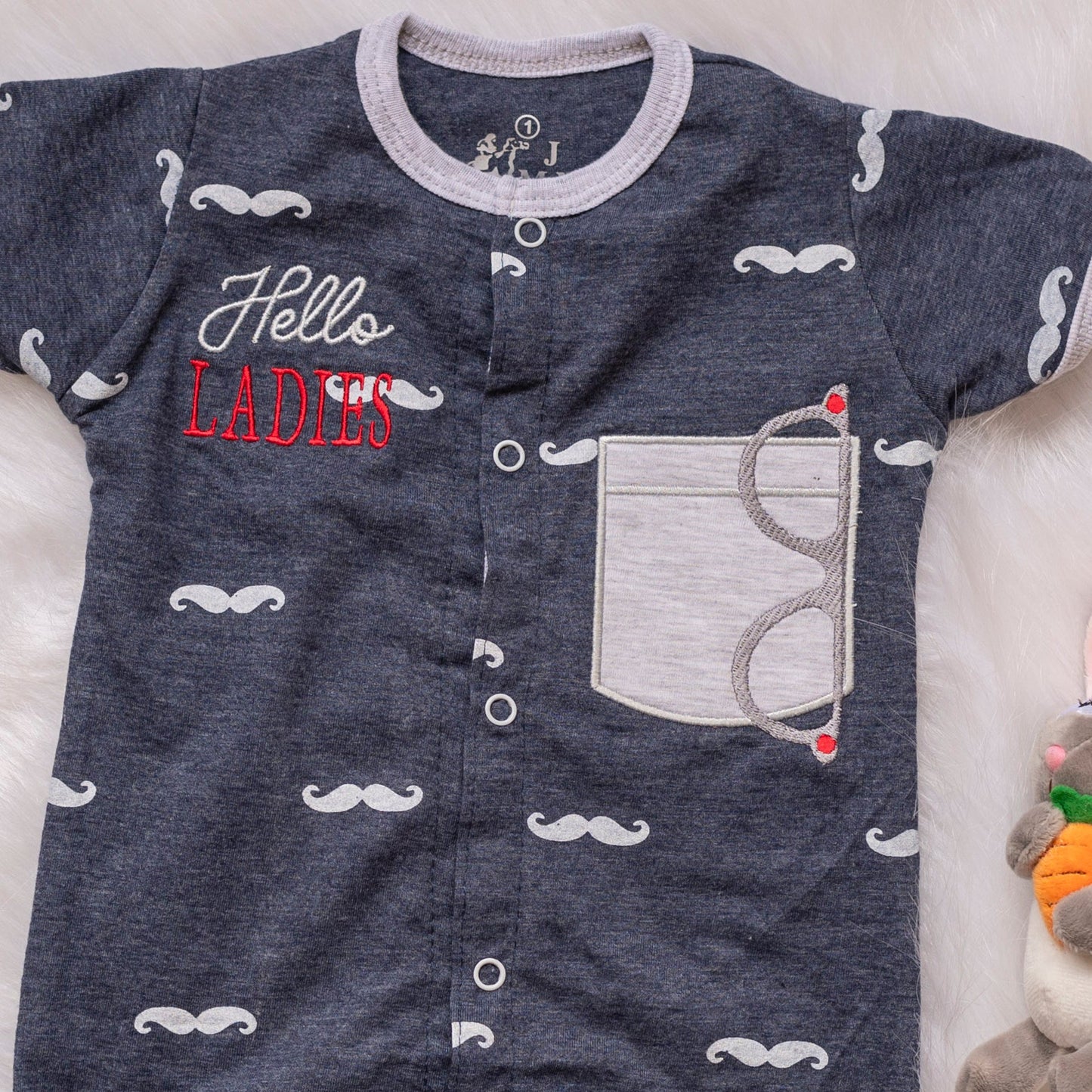 Jockey 7750 Cotton Bodysuit for newborn Boys Navy