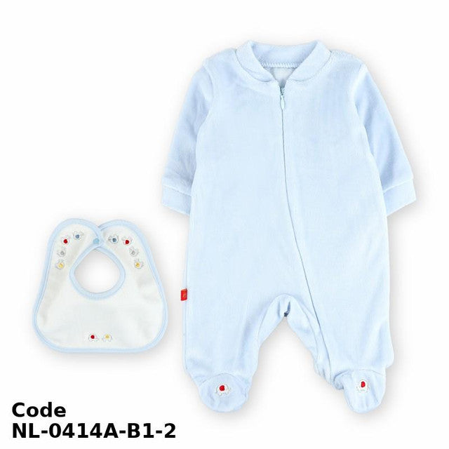 Bodysuit Nl-0414A-B Winter Light Blue For Boys