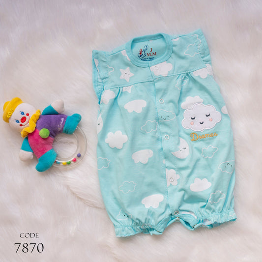 Jockey 7870 Cotton Bodysuit Salopette for newborn Girls