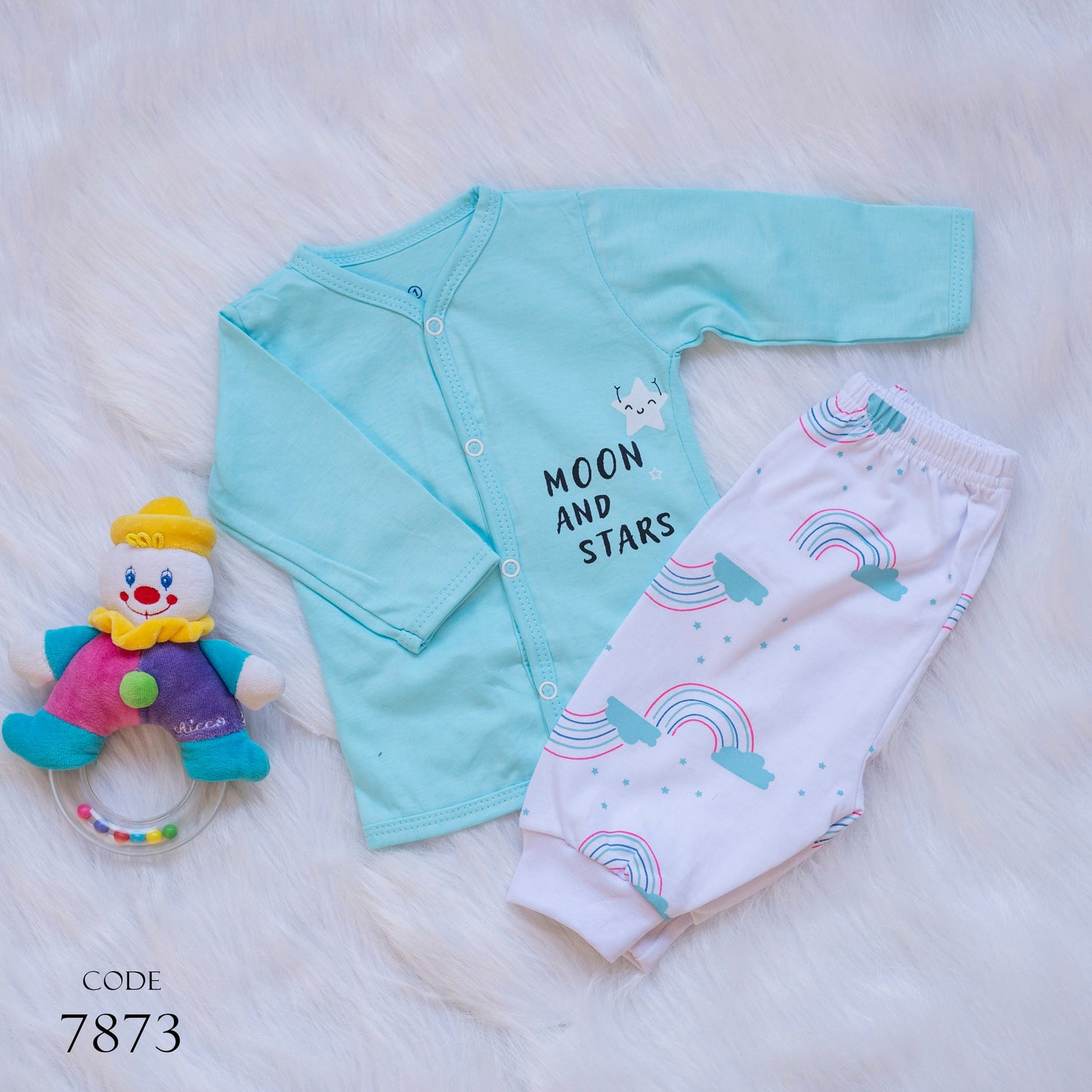 Jockey 7873 pajama Cotton for newborn Girls