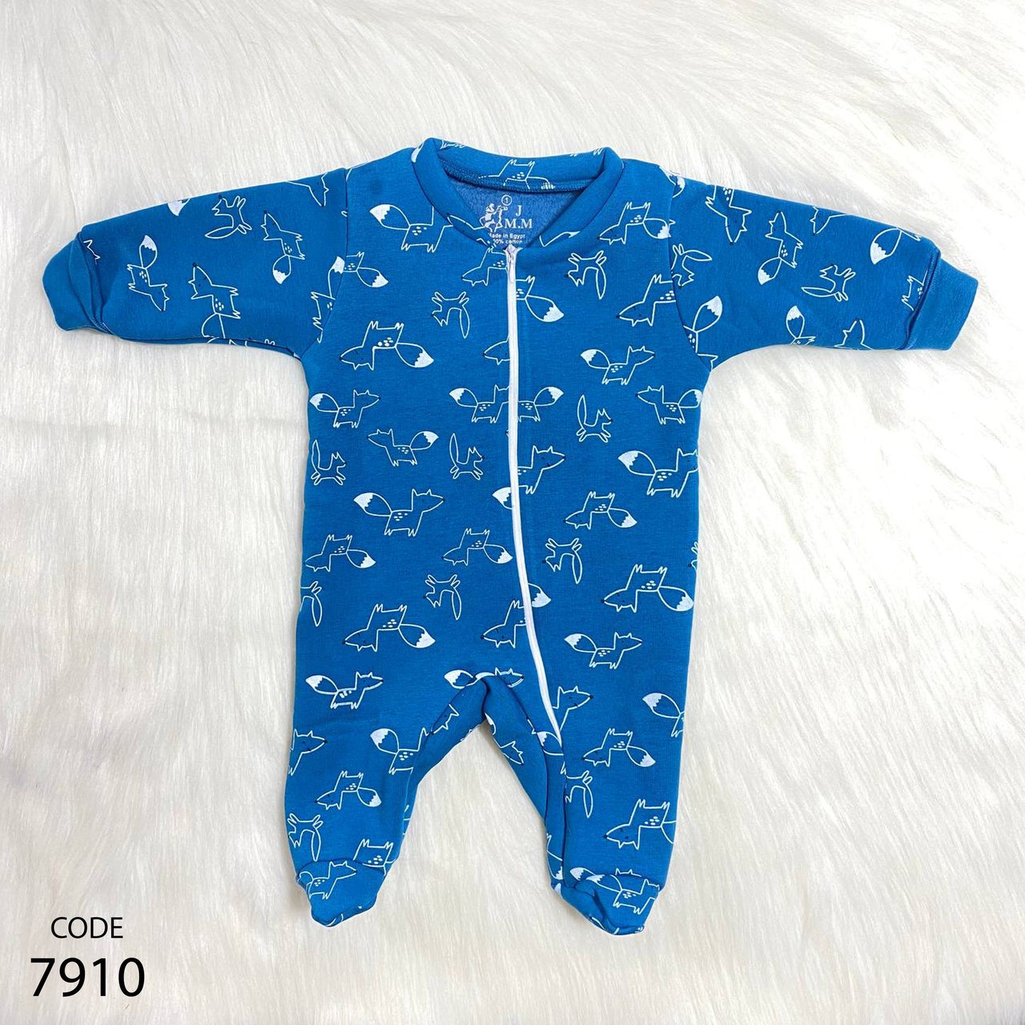 Bodysuit 7910 Melton Cotton Winter For Unisex