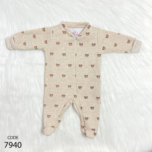 Bodysuit 7940 Melton Cotton Winter For Unisex