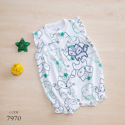 Jockey 7970 Cotton Bodysuit for newborn Girls