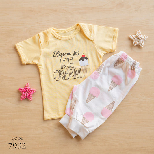 Jockey 7992 pajama Cotton for newborn Girls