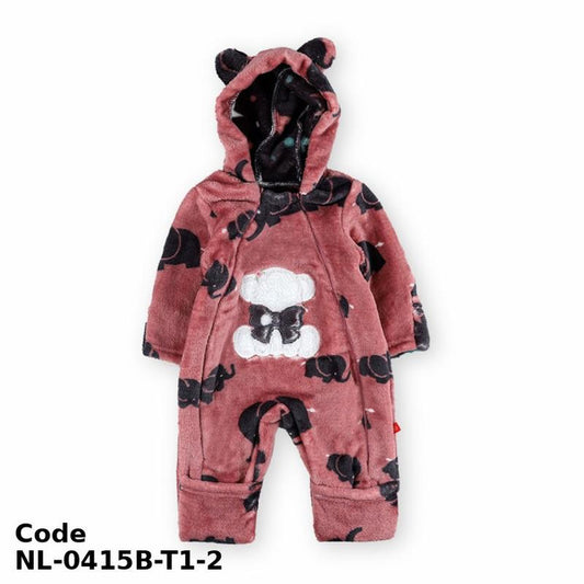 Bodysuit Nl-0415B-T Winter Red For Boys