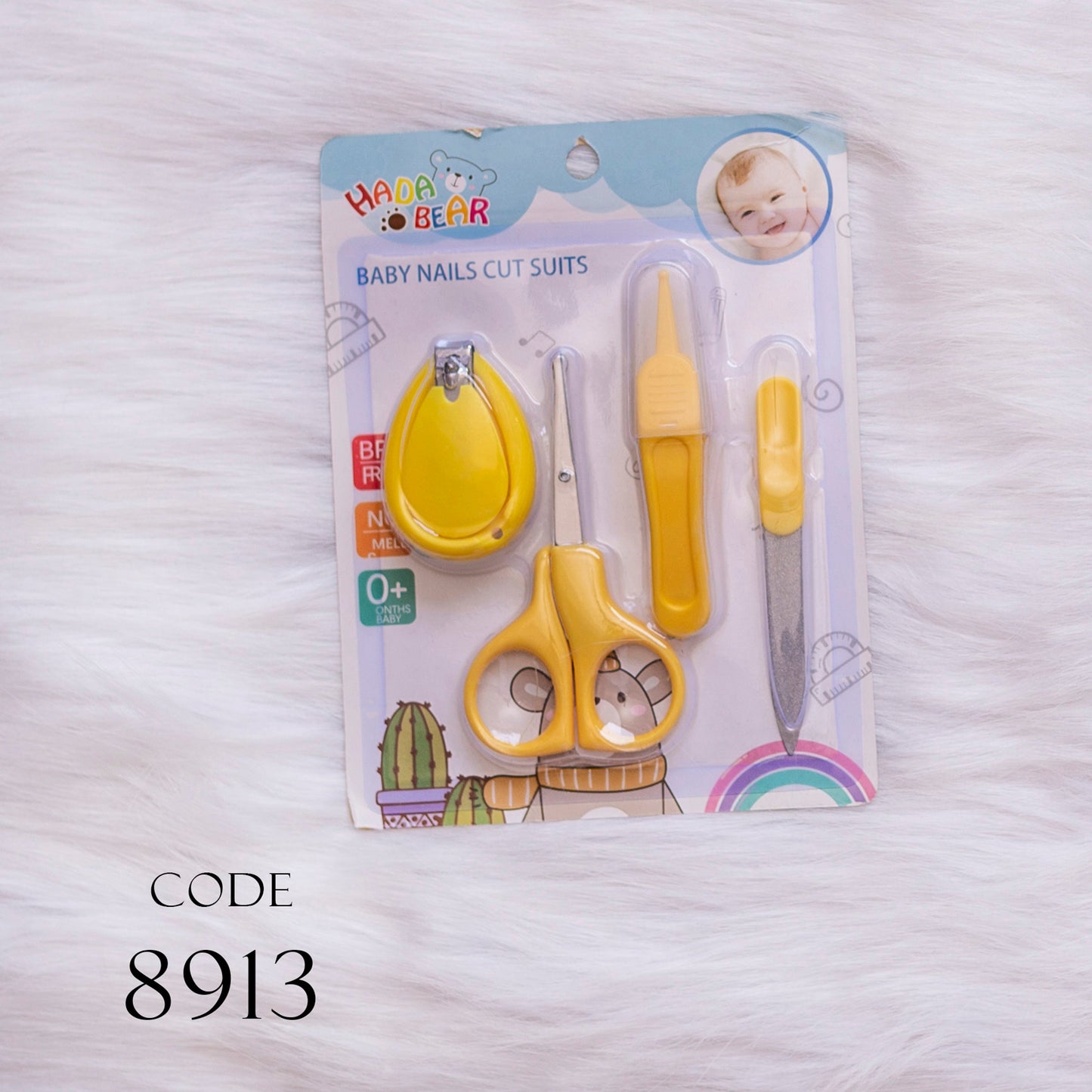 Care Set Code 8913 Set of 4-pieces - Yellow color