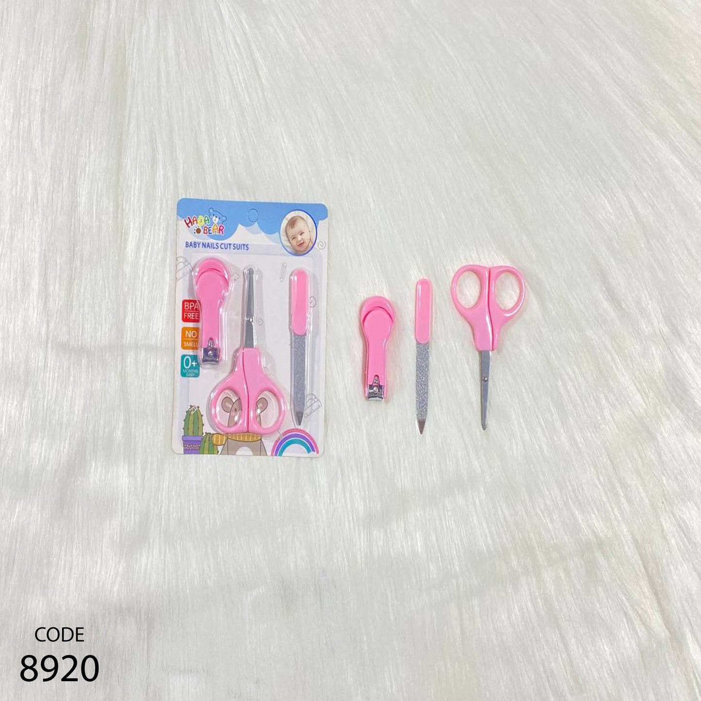 Grooming Kit 8920 Set Of 3 Pieces Pink For Girls