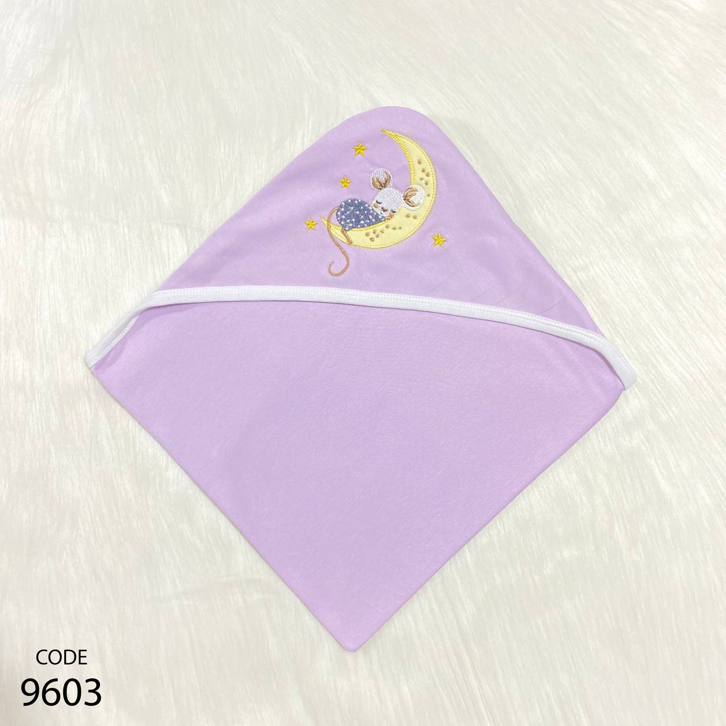 Coverlet 9603 Cotton Baby Cover - 1 Layer For Girls Purple