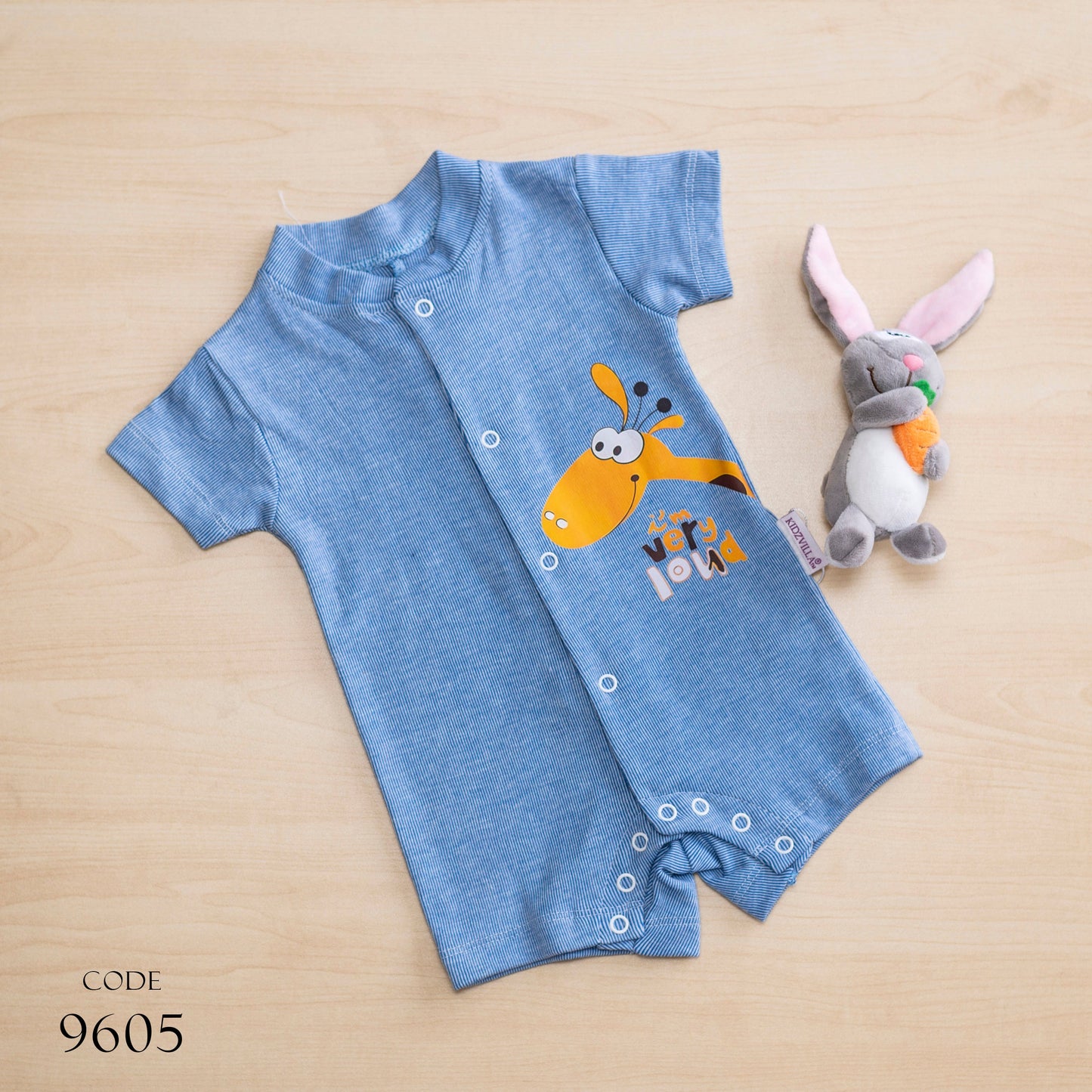 Kidzvilla 9605 Cotton Bodysuit for newborn Boys