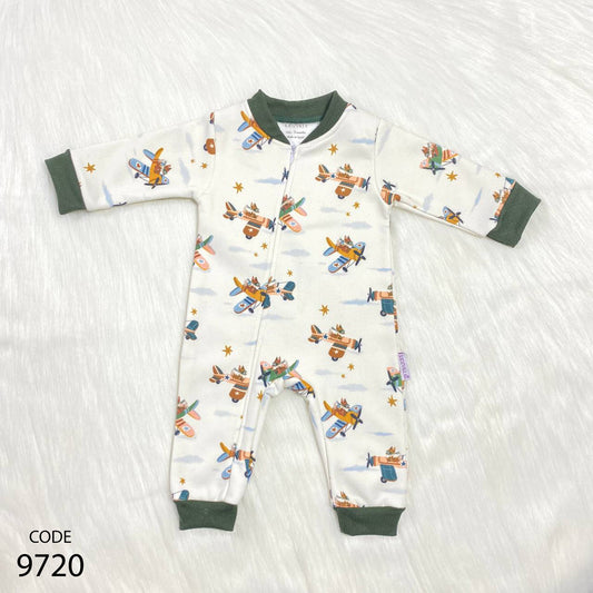 Bodysuits 9720 Cotton Melton Lined With Plush For Unisex Multicolor