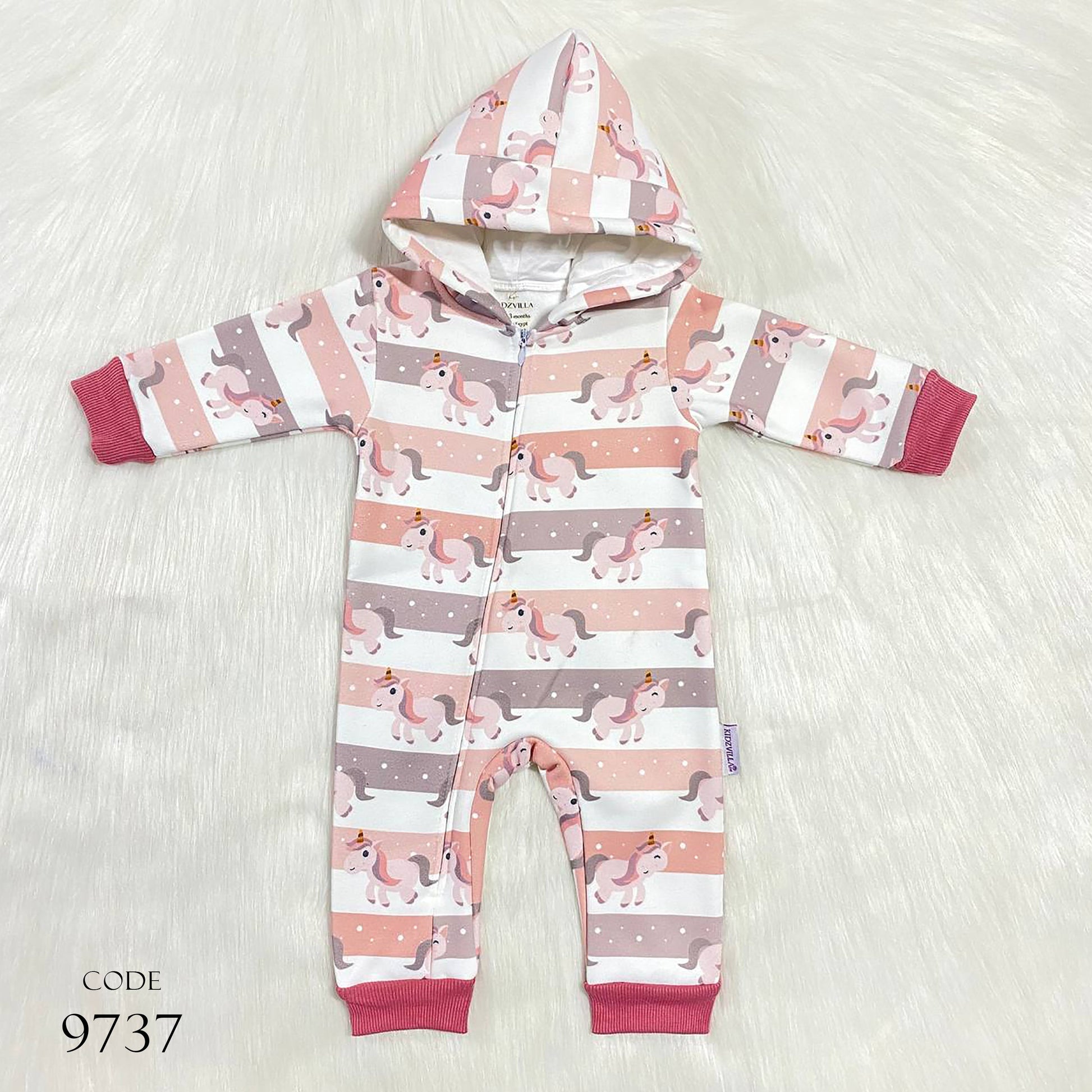 Velvet New Born Bodysuit Set For Baby - For winter