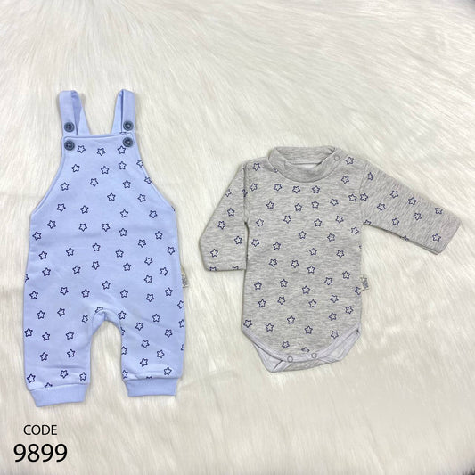 Bodysuits 9899 Pack Of 2 Pieces Autumn For Boys Multicolor