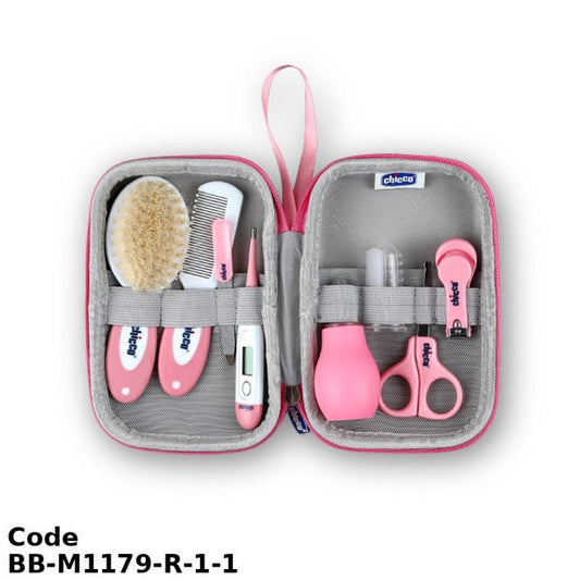 Grooming Kit Bb-M1179-R-1 Chicco Nail Care Set - 8 Pieces - Rose Color