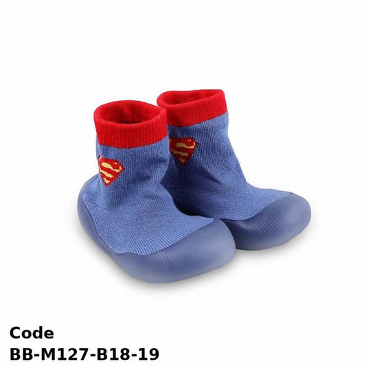 Modern BB-M127-B18-19 Socks half boots silicone insole superman For Boys