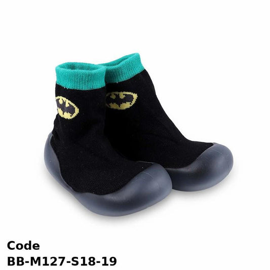 Modern BB-M127-S18-19 Socks half boots silicone insole Batman For Boys