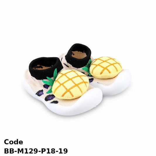 Modern shoes BB-M129-P18-19 Pineapple with a flexible silicone sole For Boys