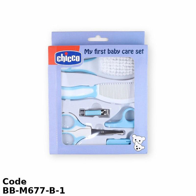 Grooming Kit Bb-M677-B Chicco Nail Care Set - 6 Pieces - Light-Blue Color