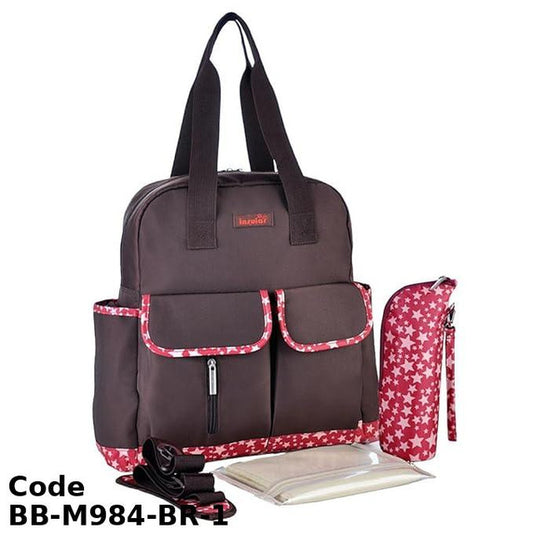 Diaper Bag BB-M984-BR Classy Multicolor 40X30X14 cm