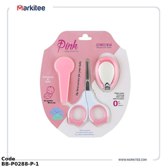 Grooming Kit Bb-P0288-P Pink Nail Care Set For Babies +0 Months - Pink