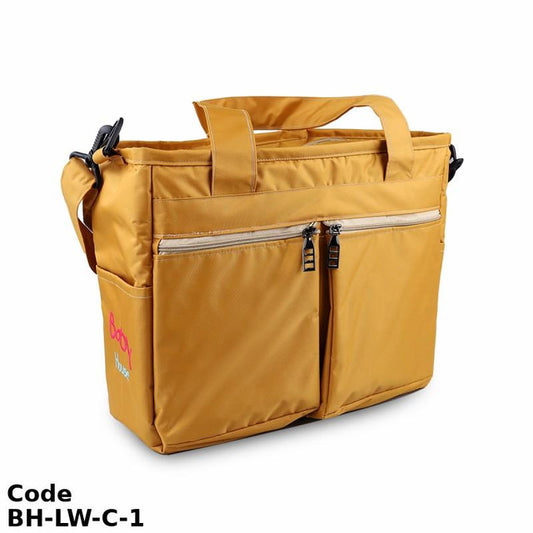 Diaper Bag BH-LW-C Waterproof Shoulder  Mustard 36X29X16 cm 