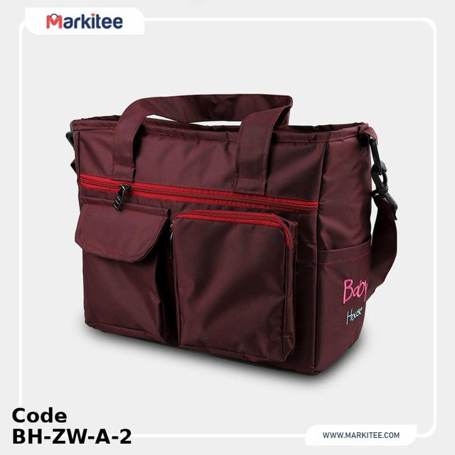 Diaper Bag BH-ZW-A Waterproof Backpack  Burgundy Large