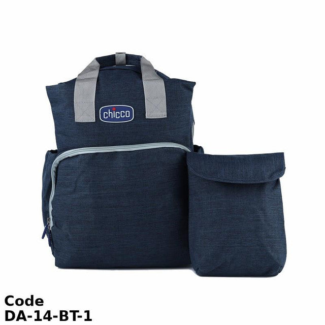 Diaper Bag DA-14-BT For baby supplies Backpack Navy Blue 40X33X14 cm