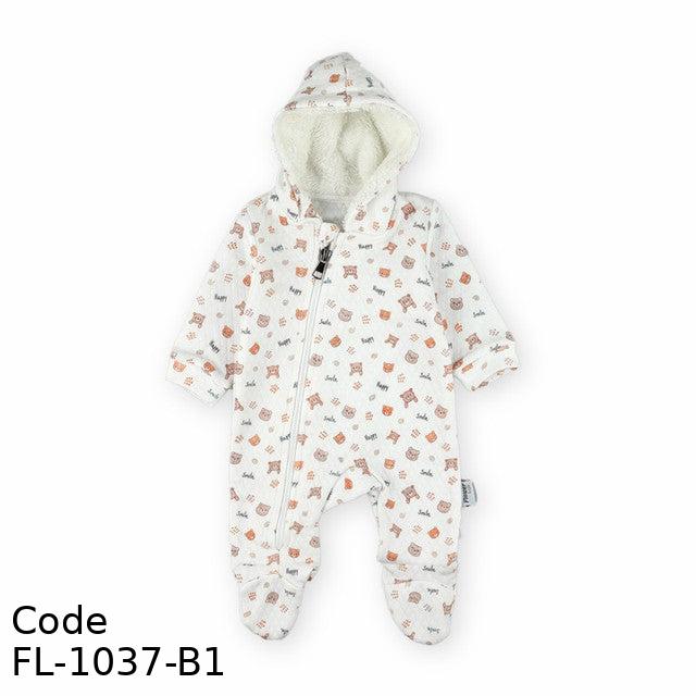 Bodysuit Fl-1037-B Fur-Lined Hood Winter For Boys Multicolor