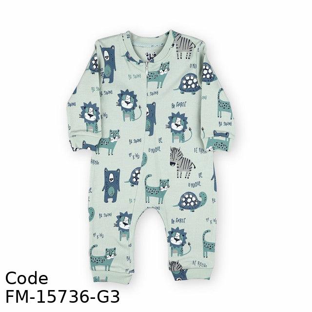 Bodysuit Fm-15736-G Autumn For Boys Dark Green