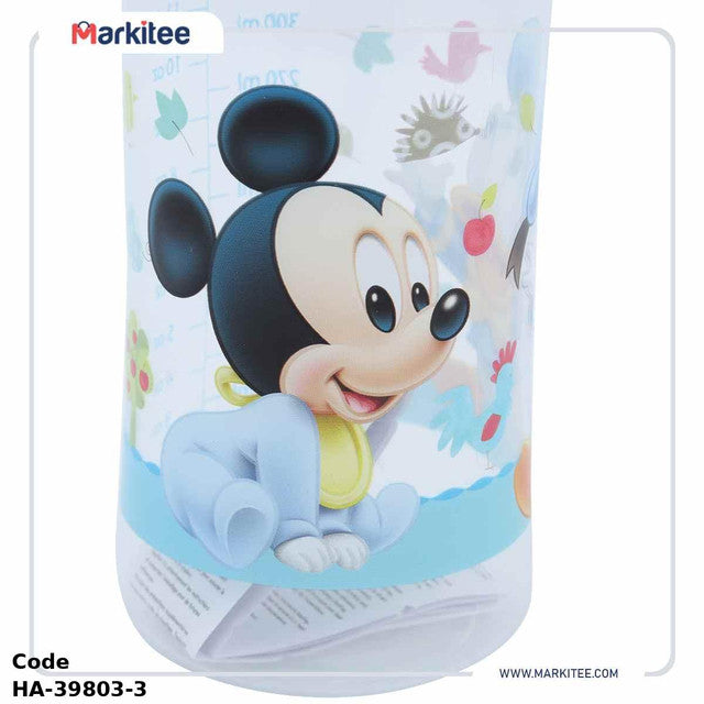 Bottle Feeding Ha-39803 Disney Mickey Mouse +0 Months - 350 Ml Blue