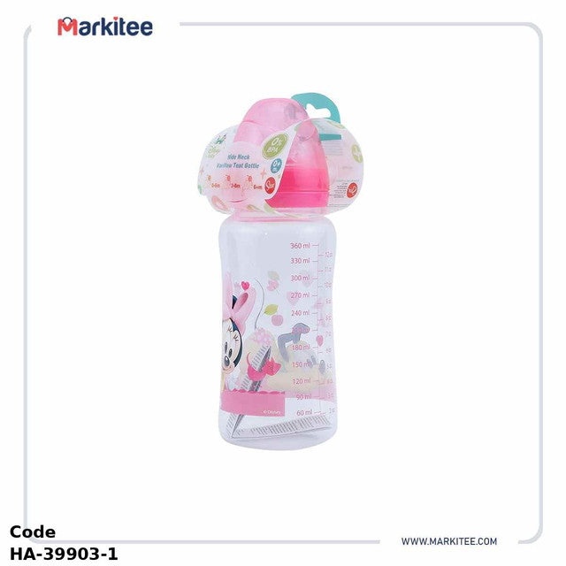 Bottle Feeding Ha-39903 Disney Mickey Mouse +0 Months - 350 Ml Pink