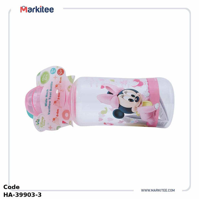 Bottle Feeding Ha-39903 Disney Mickey Mouse +0 Months - 350 Ml Pink