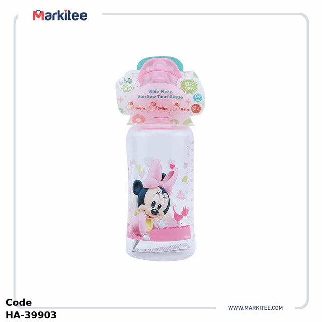 Bottle Feeding Ha-39903 Disney Mickey Mouse +0 Months - 350 Ml Pink