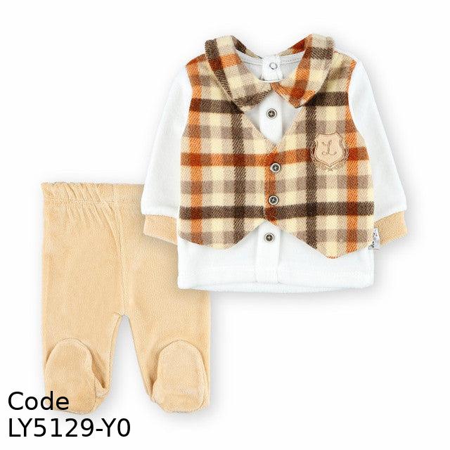 Outfit LY5129-Y 2 Piece Winter Set Yellow For Boys