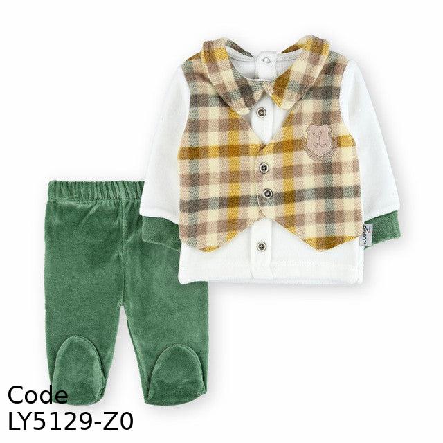 Outfit LY5129-Z 2 Piece Winter Set Olive For Boys