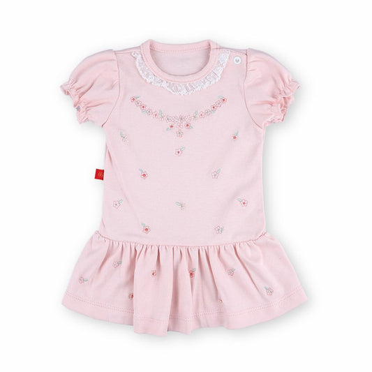 Dress Nl-102C-R Summer For Girls Rose