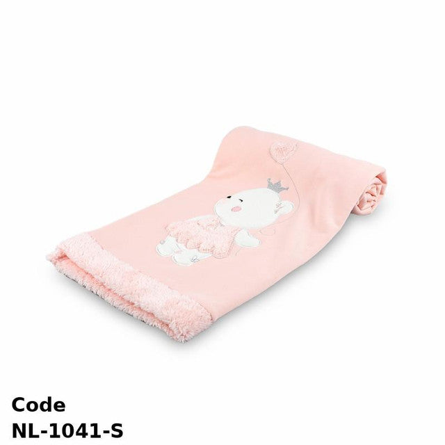 Plush Blanket Nl-1041-S Teddy Bear 89X105 Cm Simone Winter For Girls