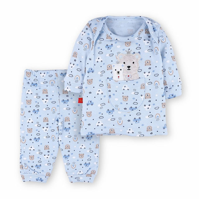 Pajama Nl-115B-C Autumn For Boys Blue