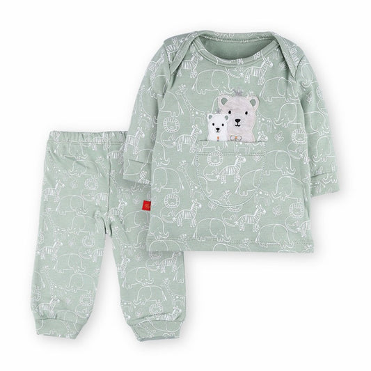 Pajama Nl-115B-E Autumn For Boys Dark Green