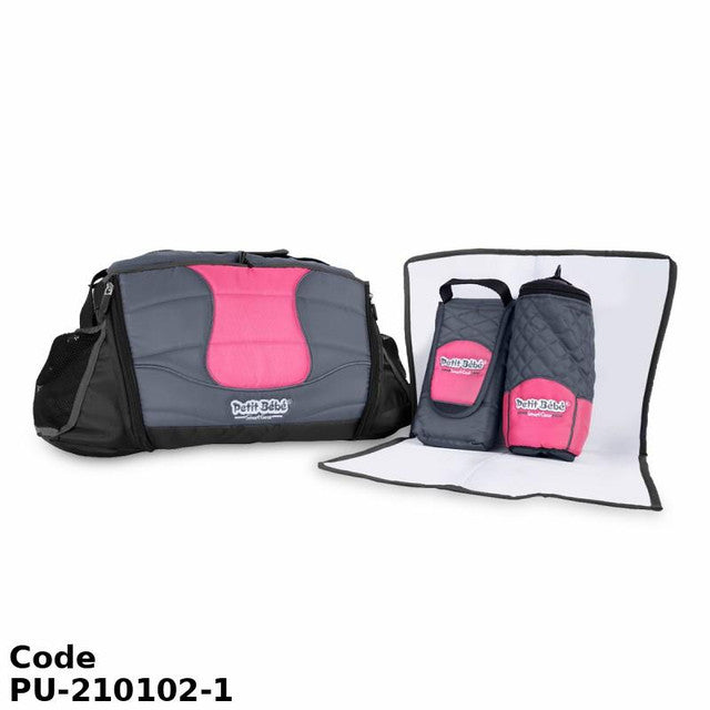 Diaper Bag PU-210102 smart S1 Fuchsia 27X53X17 cm