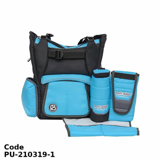 Diaper Bag PU-210319 Smart gear 2 blue 37X29X15 cm