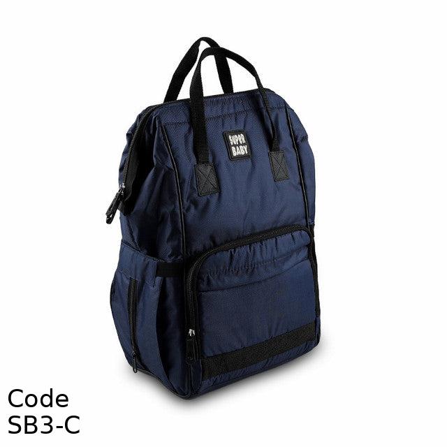 Supper Baby  SB3-C Diaper Bag Multi-Function with Insulated Pockets - Large Capacity Navy For Unisex