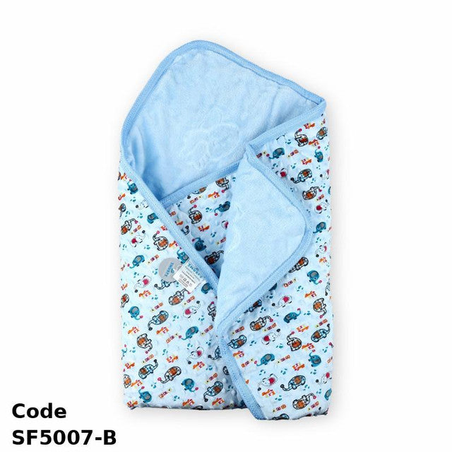 Plush Blanket Sf5007-B Two-Layer 110X90 Cm Blue Winter For Boys