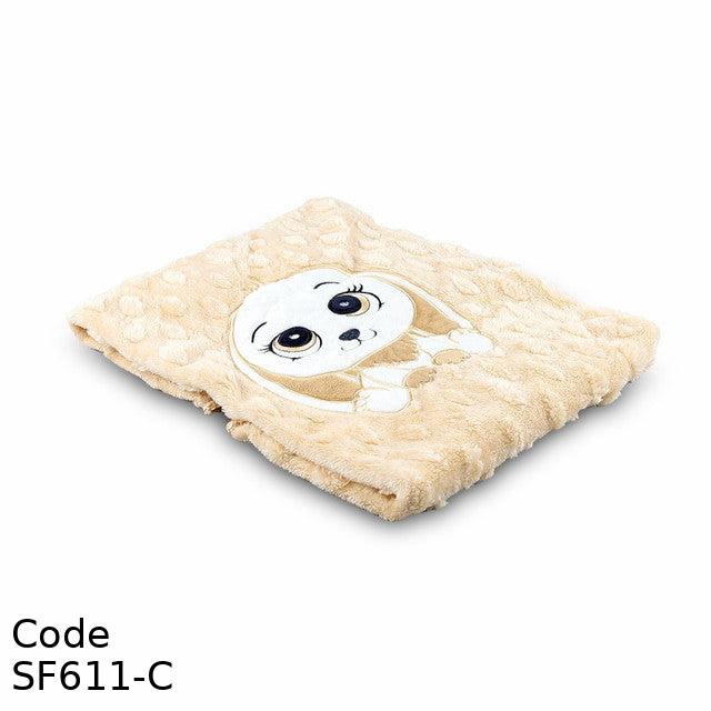 Blanket SF611-C fur  90*85 cm Winter Brown For Unisex