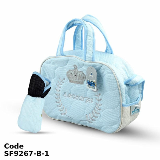 Diaper Bag SF9267-B kapton material Light Blue 38X47 cm