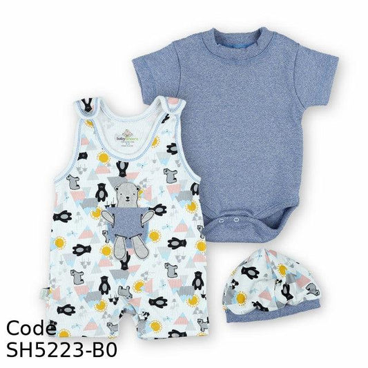 Bodysuit Sh5223 Summer 2 Pieces For Boys Blue