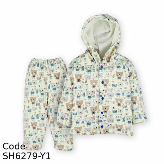 Baby Shoora SH6279-Y Winter Pajama 2 pieces for unisex