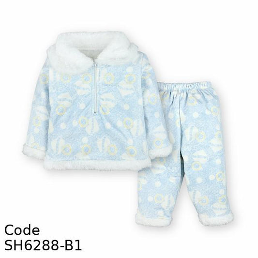 Baby Shoora SH6288-B Winter Pajama 2 pieces for Girls