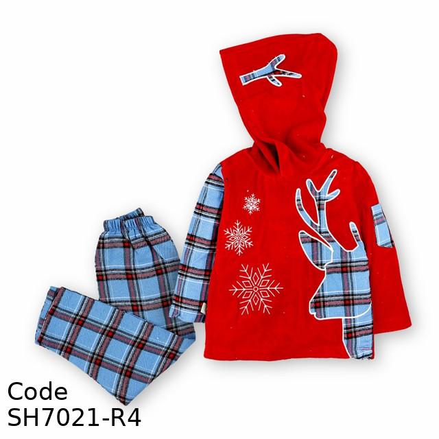 Baby Shoora SH7021-R Winter Pajama 2 pieces for unisex